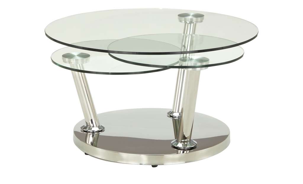 Couchtisch  Conigli ¦ transparent/klar Tische > Couchtische > Couchtische rund - Höffner