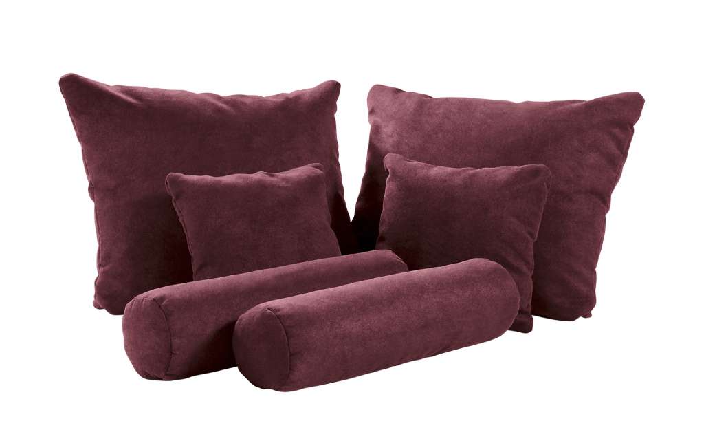 meinBett Deko-Kissenset, 6-teilig  Pembroke ¦ rot ¦ Samt Heimtextilien > Kissen > Dekokissen - Höffner