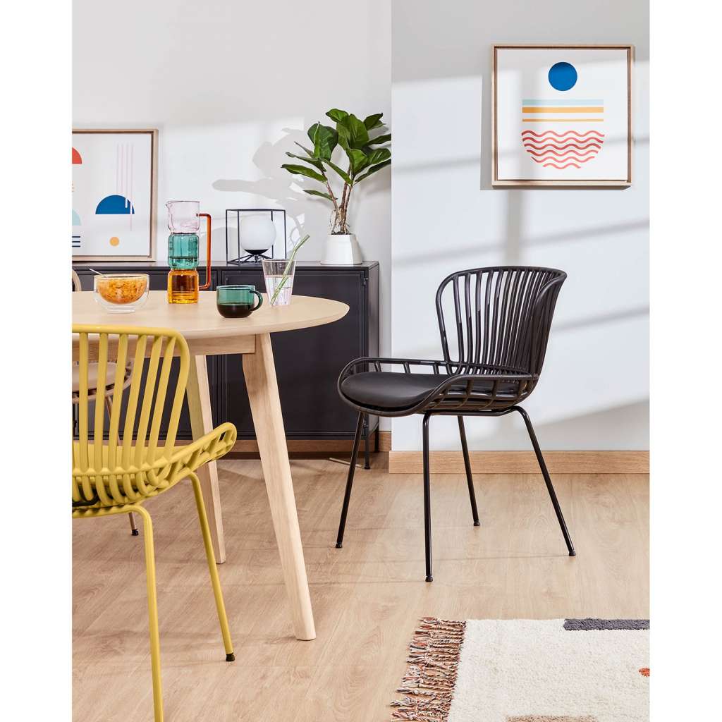 home24 Esszimmerstuhl Sakira (4er-Set)