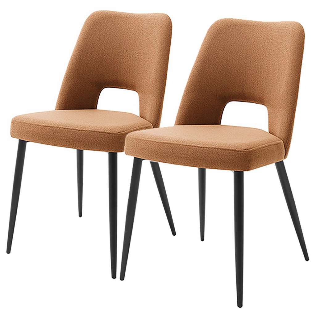 home24 Polsterstuhl Meylan (2er-Set)