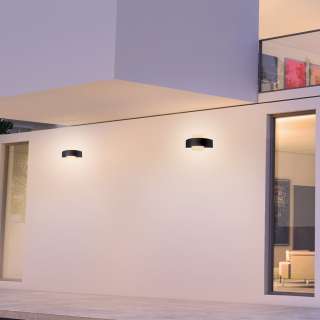 home24 LED-Wandleuchte Buitenlampen VIII