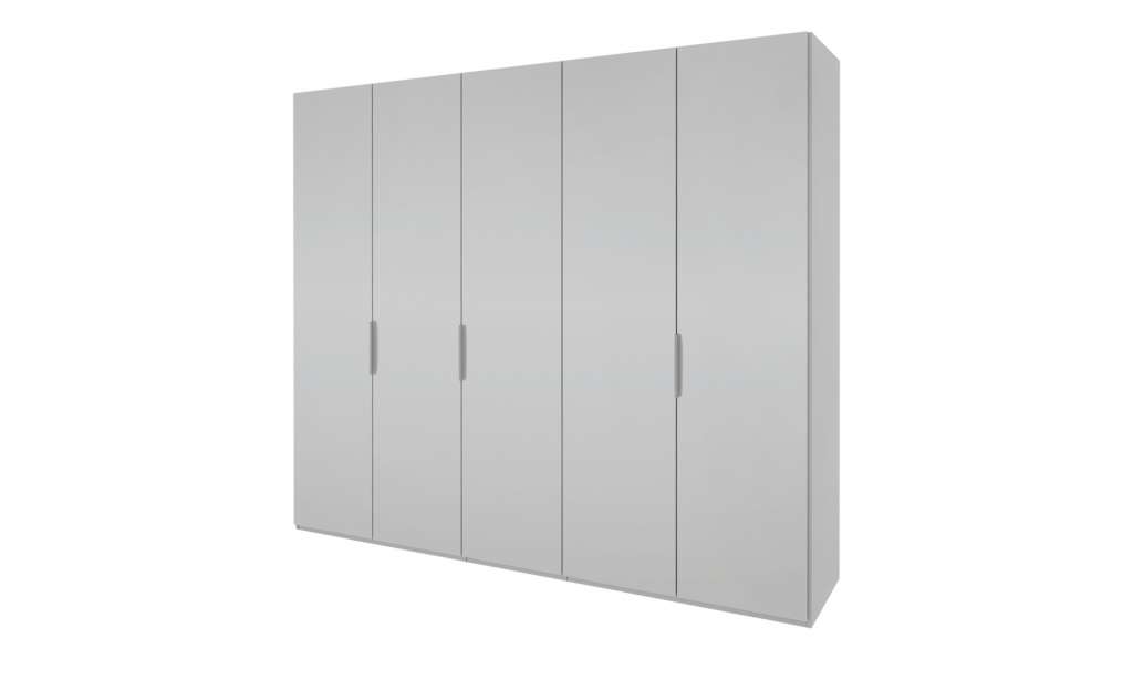 Drehtürenschrank  Preston ¦ grau Schränke > Schranksysteme - Höffner