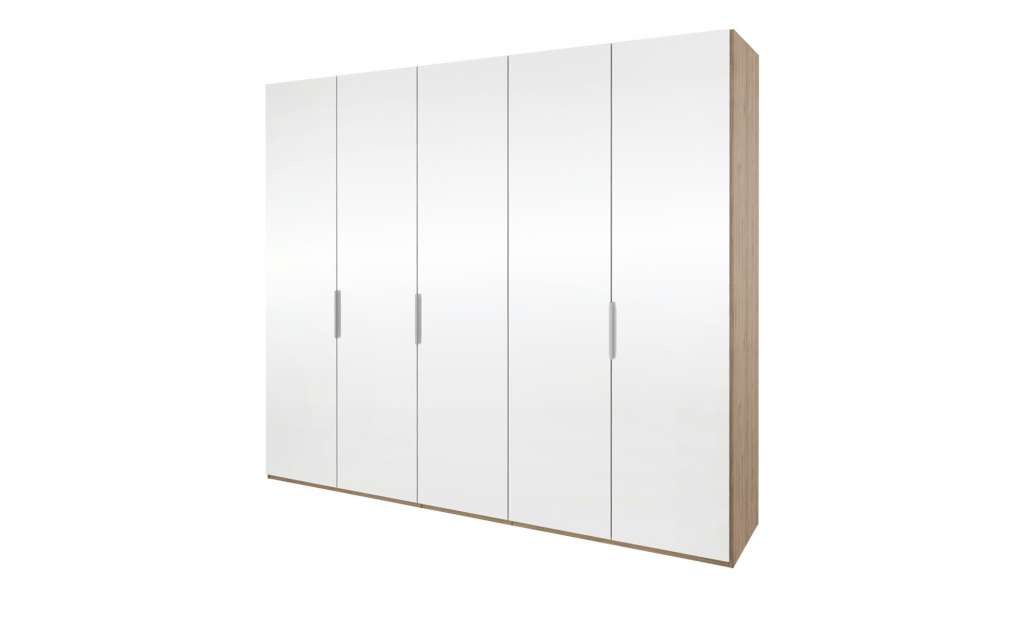 Drehtürenschrank  Preston ¦ weiß Schränke > Schranksysteme - Höffner
