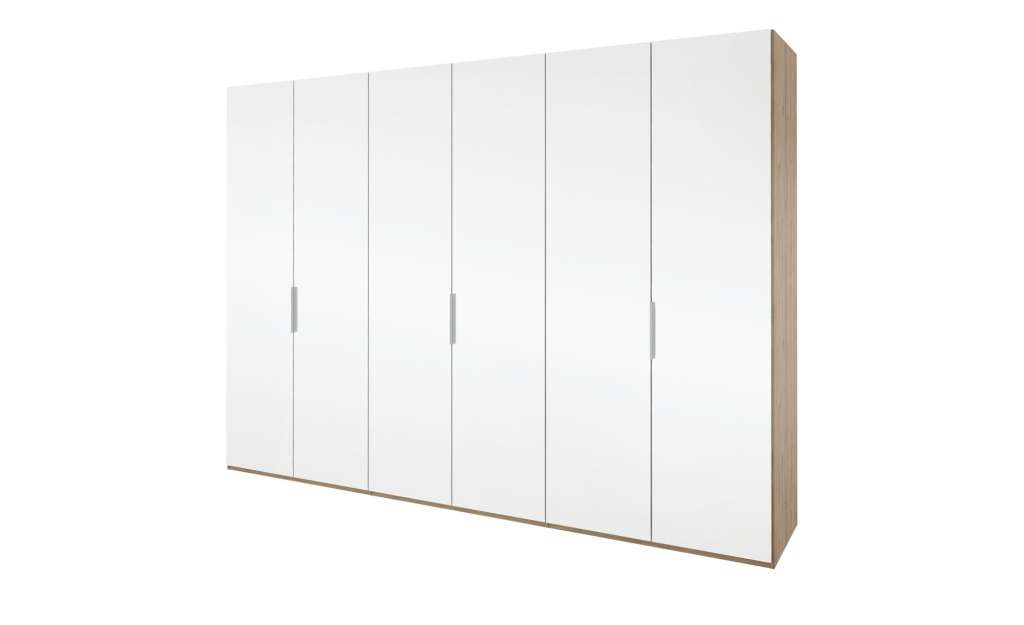 Drehtürenschrank  Preston ¦ weiß Schränke > Schranksysteme - Höffner