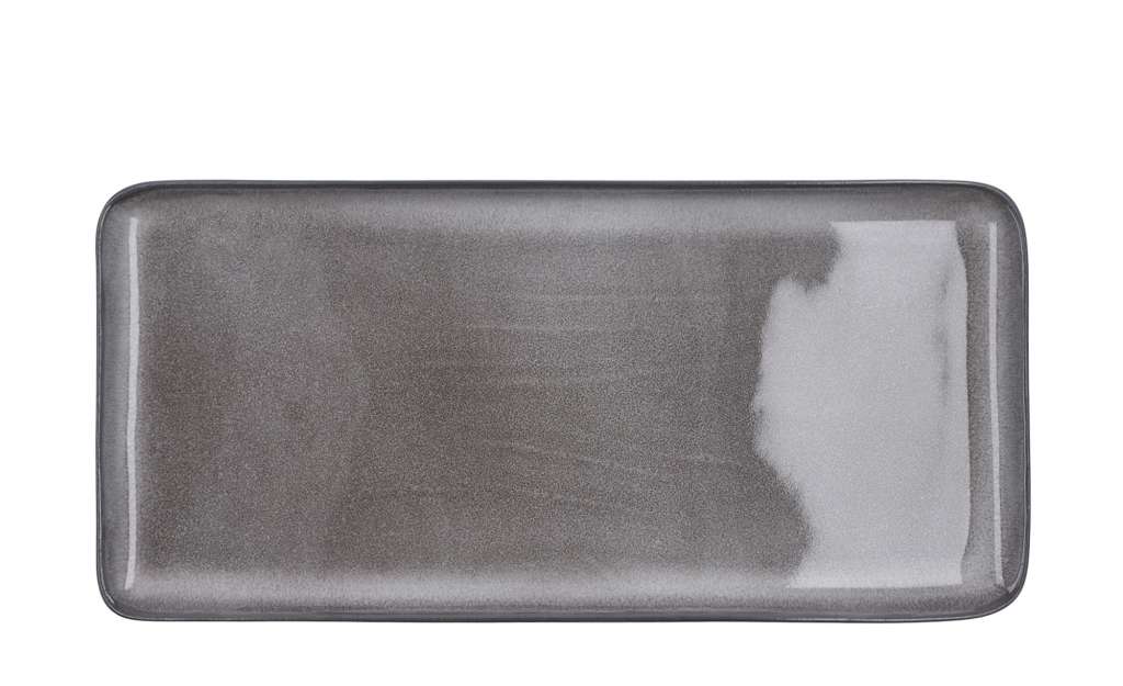 Peill+Putzler Servierplatte  Rimini ¦ grau ¦ Steinzeug Geschirr > Einzelgeschirrteile - Höffner