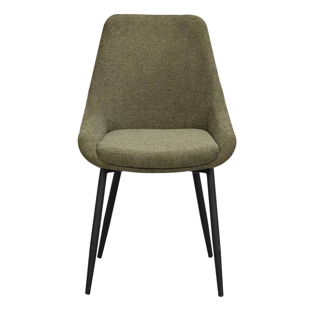 Esstisch Stühle mit Gestell aus Metall schwarz modernem Design (2er Set)