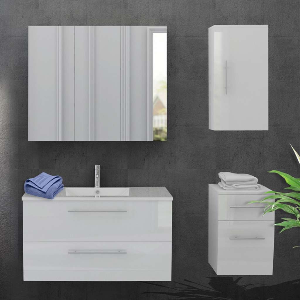 home24 Badezimmerset Peetu III (4-teilig)