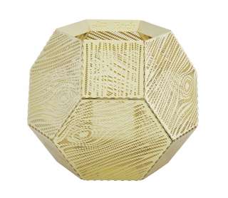 Tom Dixon - Etch Windlicht - gold - indoor