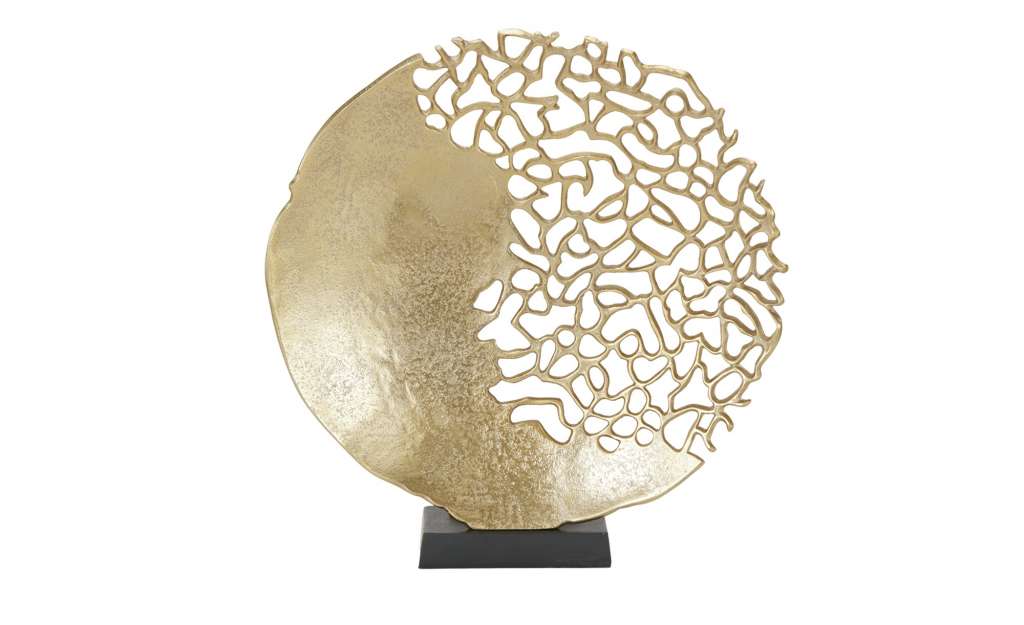Deko Objekt ¦ gold ¦ Aluminum, Holz Dekoration > Dekoartikel - Höffner