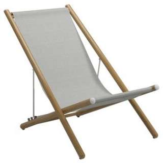 Gloster - Voyager Liegestuhl - Teak - seagull - outdoor