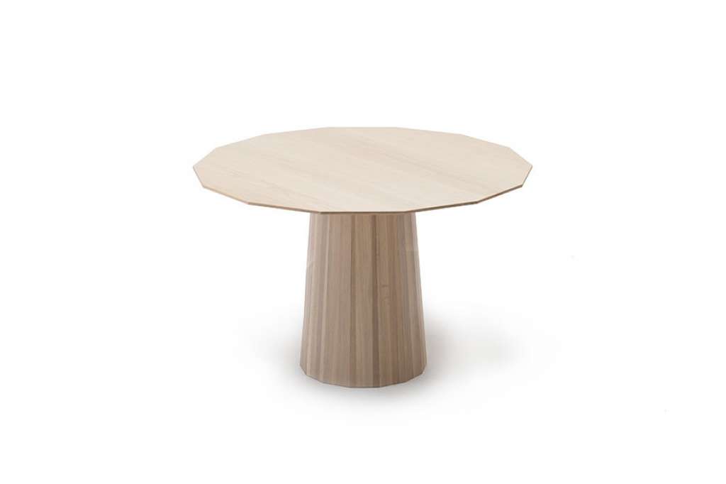 Karimoku - Colour Wood Esstisch 95 - natur - Eiche / Kastanie - indoor