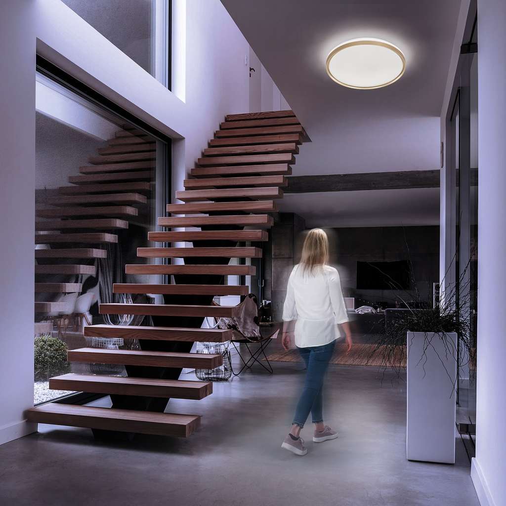 home24 LED-Deckenleuchte Aurelio
