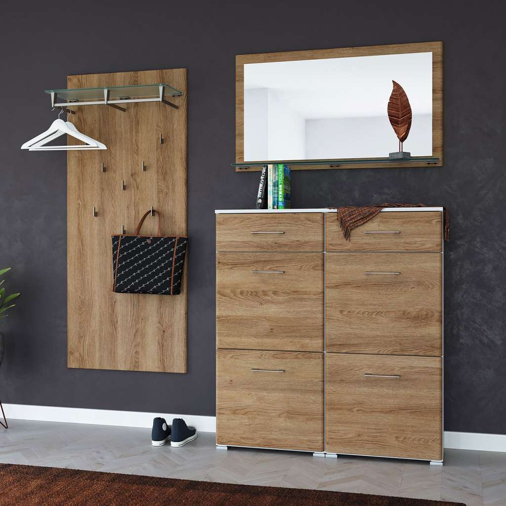 home24 Garderobenset Elite II (3-teilig)