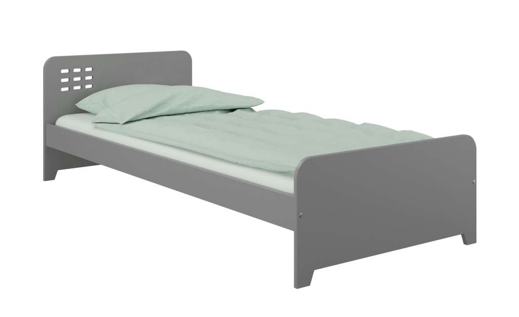 Einzelbett  Loke ¦ grau Kindermöbel > Kinderbetten - Höffner