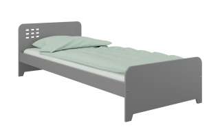 Einzelbett  Loke ¦ grau Kindermöbel > Kinderbetten - Höffner