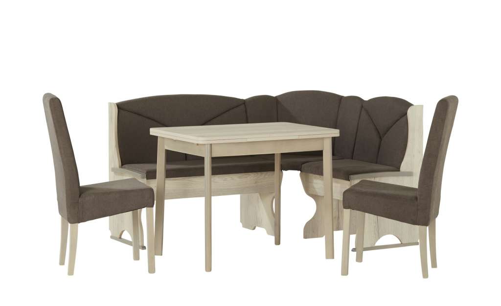 Eckbankgruppe  Alan ¦ grau Tische > Essgruppen - Höffner