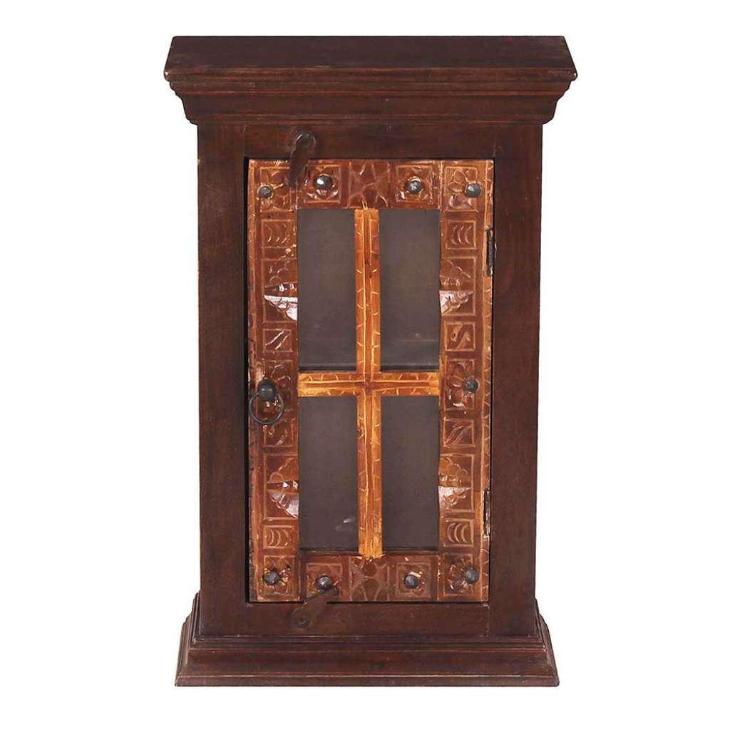 Badschrank im Kolonialstil Teak Recyclingholz