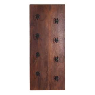 Teak Weinflaschenhalter im Kolonialstil 4 Flaschen