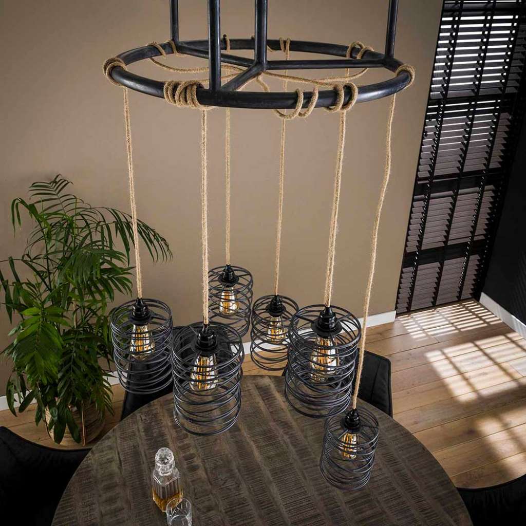 Design Deckenlampe im Industry und Loft Stil Metall