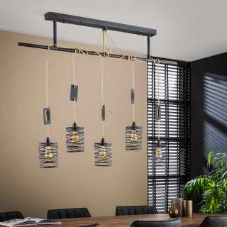 Design Pendelleuchte in Grau Industry und Loft Stil
