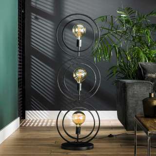 Metall Stehlampe im Industry und Loft Stil 124 cm hoch