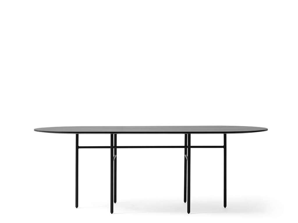 Menu - Snaregade Tisch - schwarz - oval - indoor