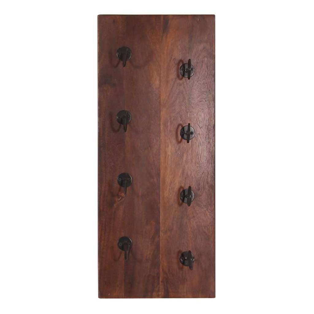 Teak Weinflaschenhalter im Kolonialstil 4 Flaschen