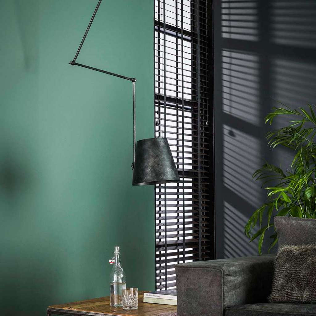 Deckenlampe in Dunkelgrau Metall Industry und Loft Stil