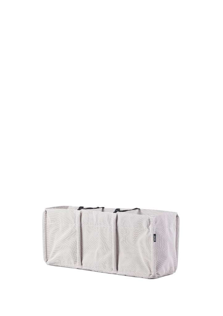Bacsac - Blumenkasten mit 3 Kammern 110L - st. jacques stone (hellgrau) - outdoor