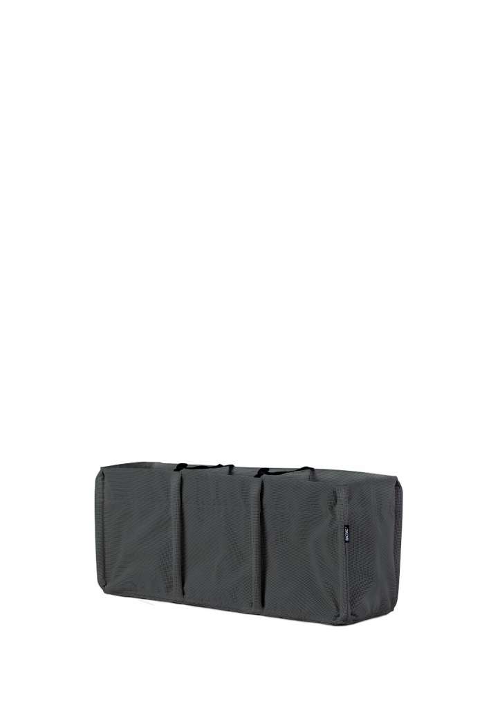 Bacsac - Blumenkasten mit 3 Kammern 110L - asphaltgrau - outdoor