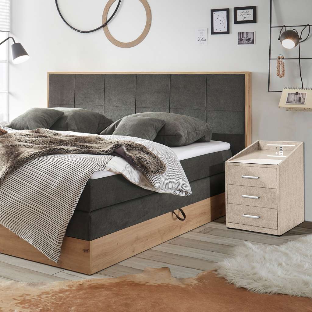 home24 Nachtkommode Moon Uran