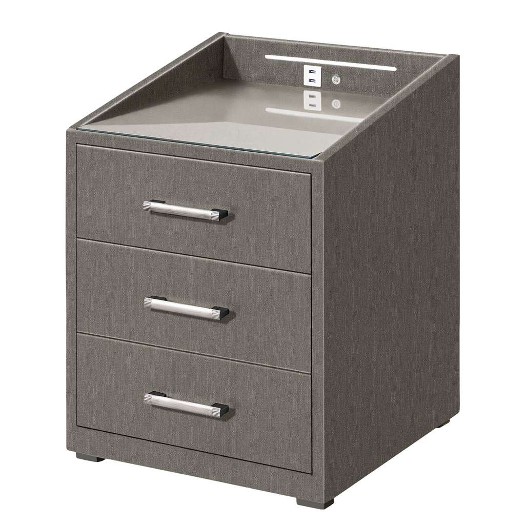 home24 Nachtkommode Moon Artemis