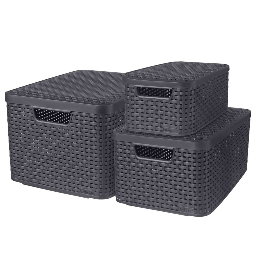 home24 Aufbewahrungsbox Style II (3-teilig)