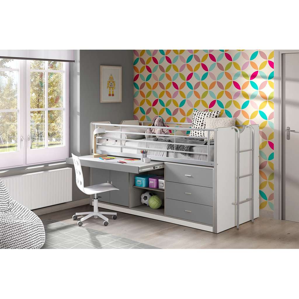 home24 Hochbett Bonny mit Tischschublade