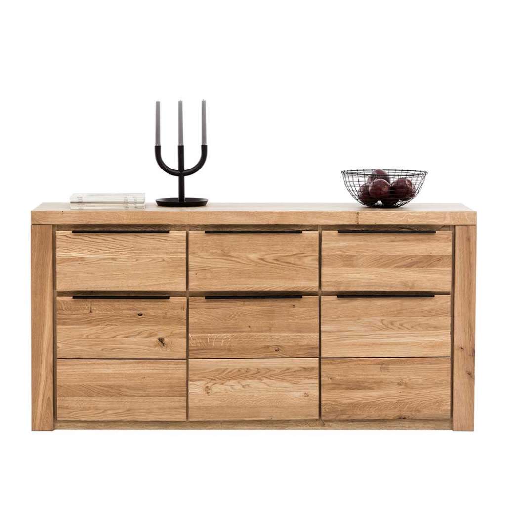 Sideboard in Eichefarben 3 Schubladen 3 Türen