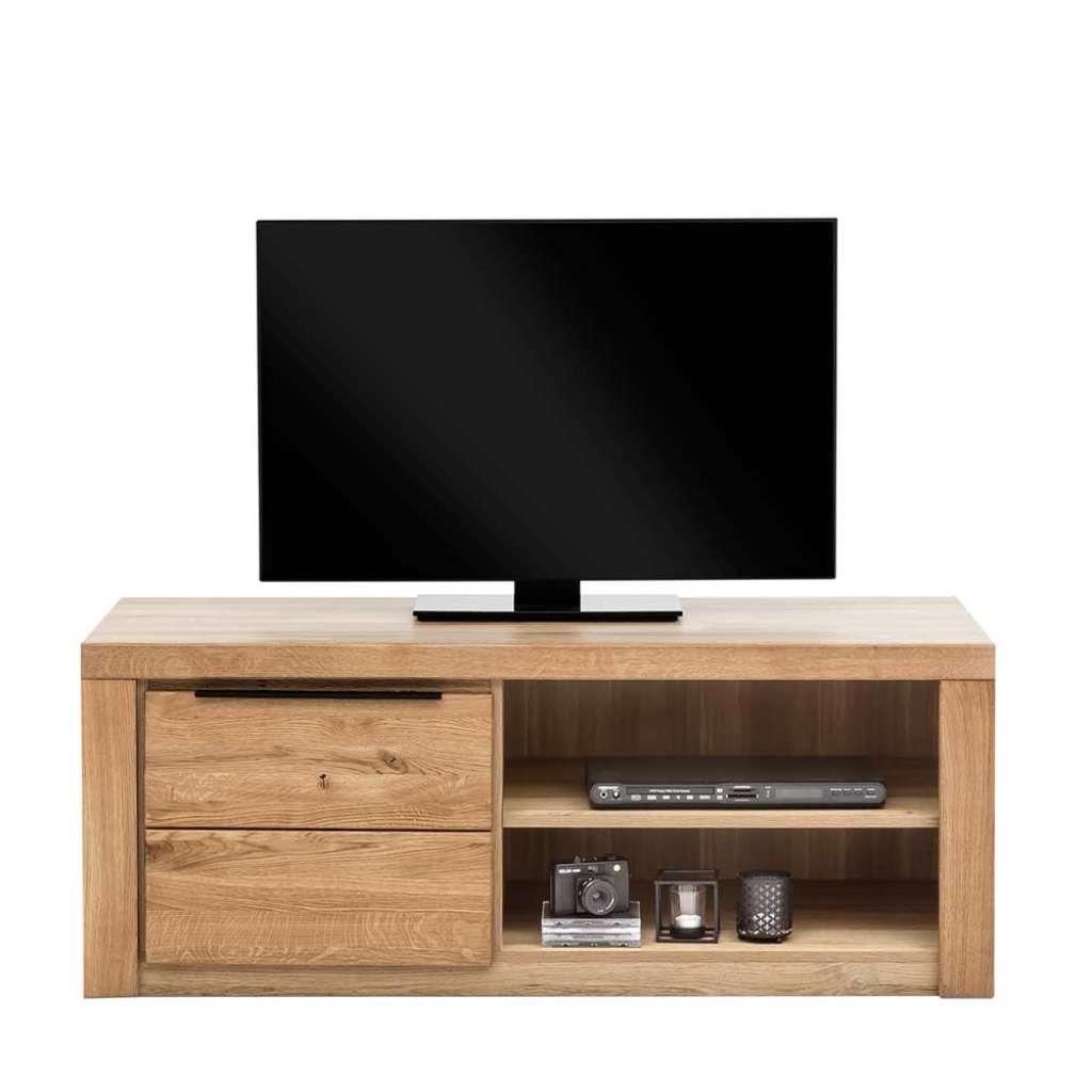 Phonoschrank 1 Tür 2 offene Fächer Eichefarben