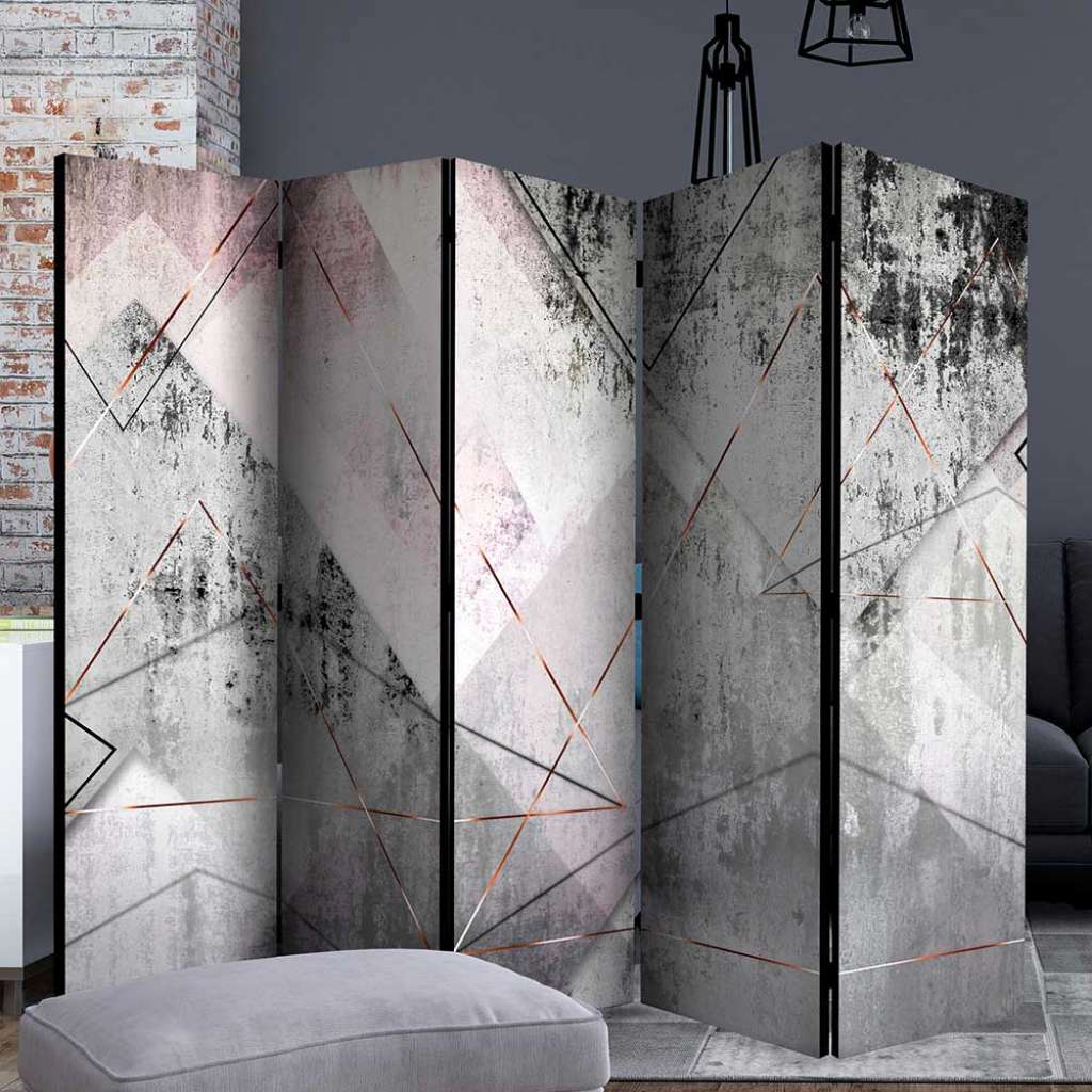Paravent in modernem Design abstraktem Motiv