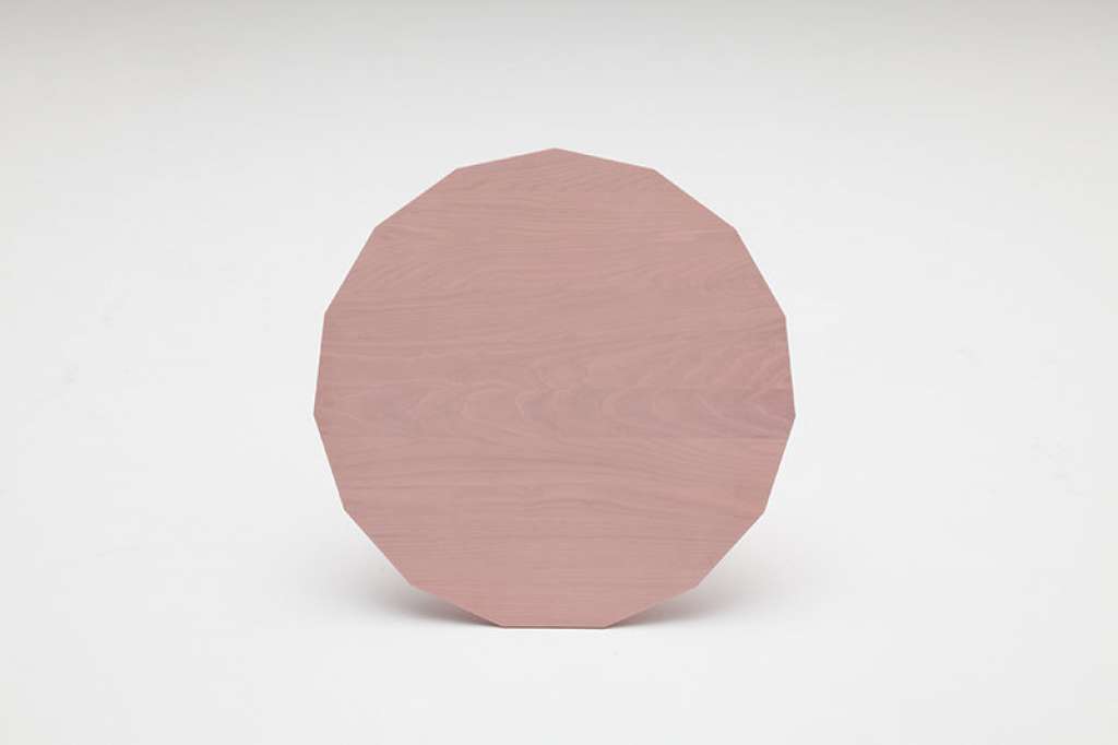 Karimoku - Colour Wood Tisch Kastanie - rosa - indoor