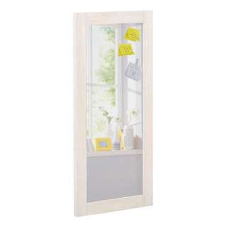 Garderobenspiegel in Holz White Wash die Wandmontage