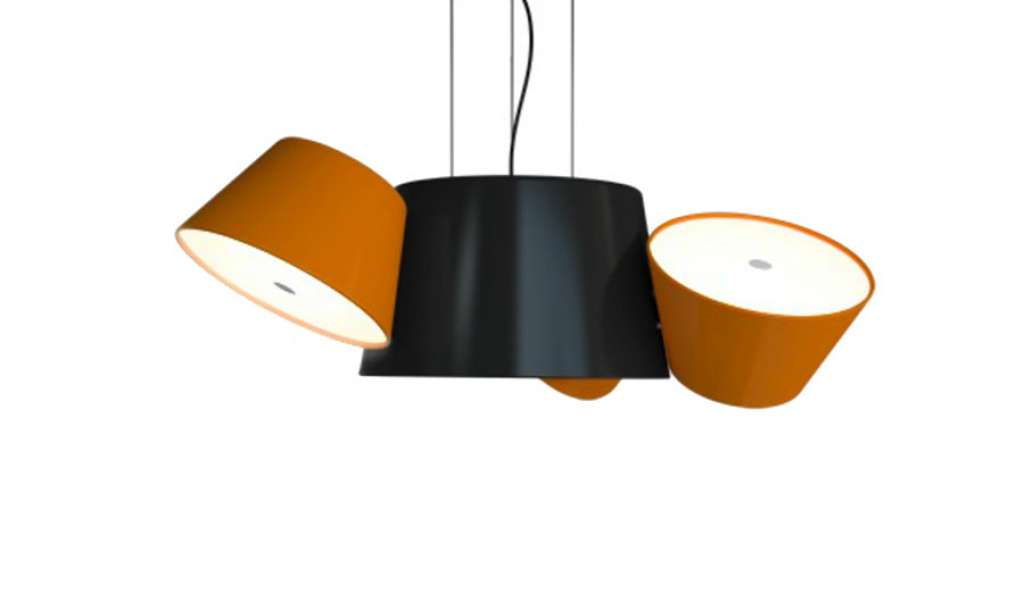 Marset - TAM TAM 3 Leuchte - Außenschirme orange - indoor