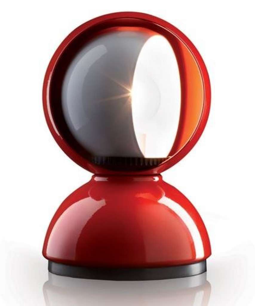 Artemide - Eclisse Tischleuchte  - rot - indoor