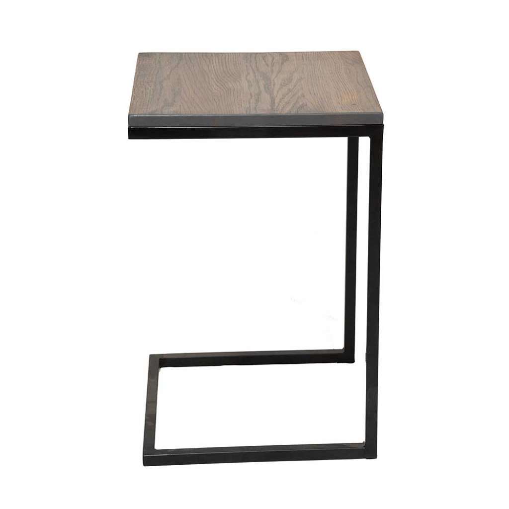 Anstelltisch aus Eiche Massivholz Metall