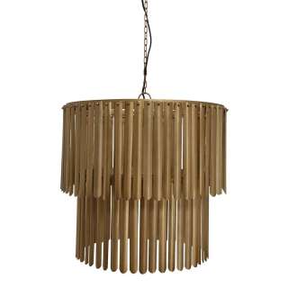 Metall Pendelleuchte in Goldfarben Vintage Look