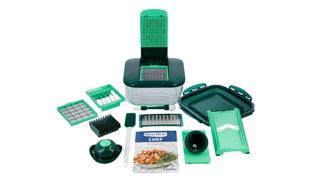 Nicer Dicer Chef ¦ grün ¦ Behälter: Kunststoff (BPA-frei), Edelstahl Küchenzubehör & Helfer > Küchenhelfer - Höffner