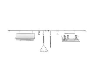 Küchenorganizer, 14-teilig ¦ silber ¦ Chromstahl Küchenzubehör & Helfer > Küchenhelfer - Höffner