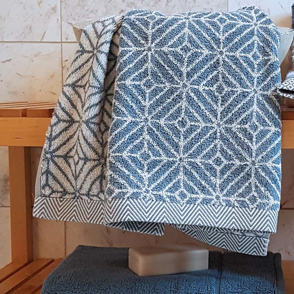 home24 Handtücher Design Jacquard I (2er-Set)