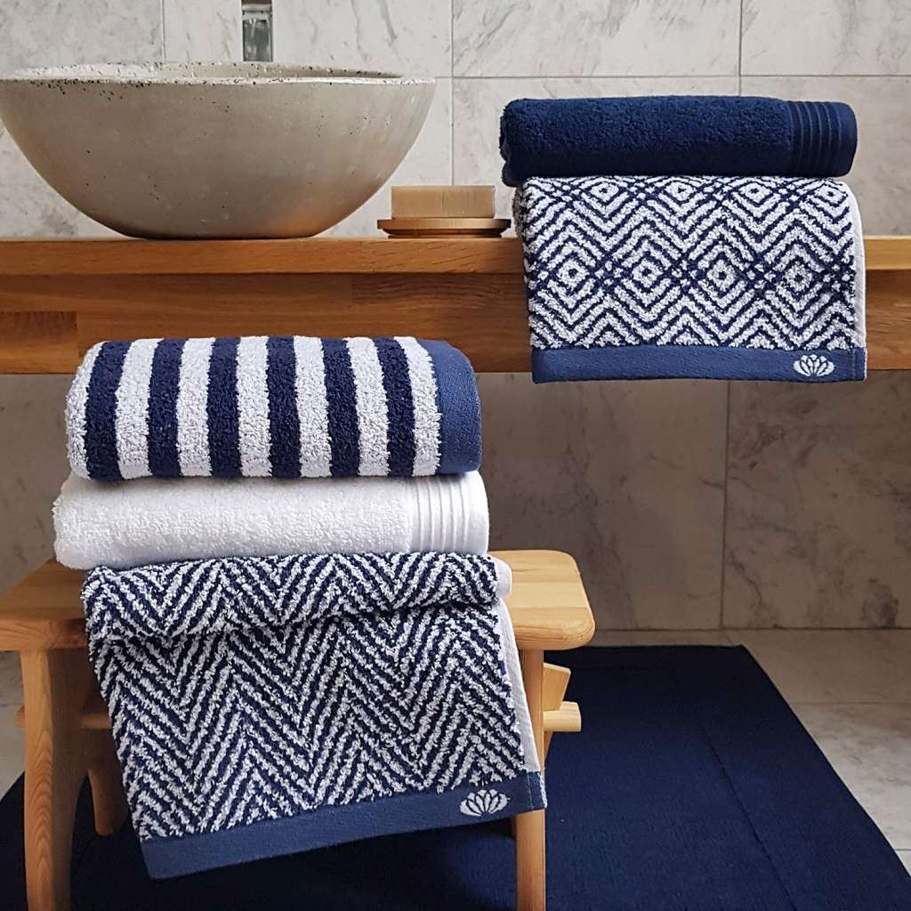 home24 Handtuch Lifestyle Streifen (2er-Set)