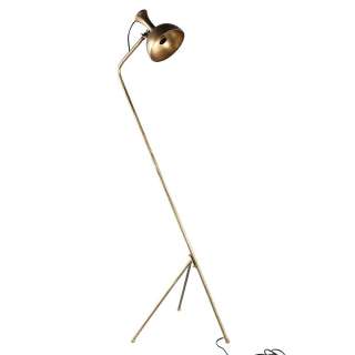 Stehleuchter in Metall Goldfarben modernem Design