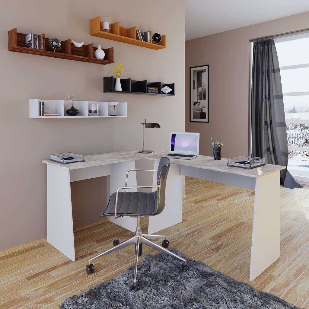 home24 Eckschreibtisch Masola