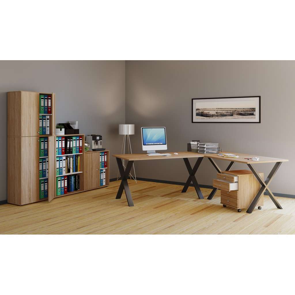 home24 Eckschreibtisch Lona